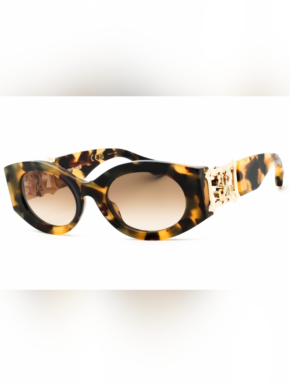 NWT, Roberto Cavalli SRC064C, Vintage Tortoise /Brown Gradient, Size53X22X130.